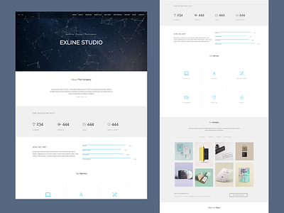 Onepage Multipurpose Elementor WordPress Theme | Exline