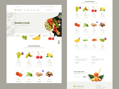 Naturally - Organic Shop Food Store WooCommerce Theme