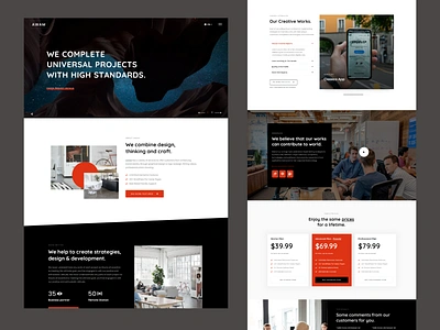 Awam - Agency Portfolio WordPress Elementor Theme agency business clean corporate creative elementor elementor free elementor pro landing page marketing modern multipurpose one page responsive webdesign website wordpress