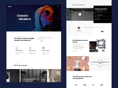 Wavo - Creative Portfolio & Agency Theme agency blog clean creative dark elementor elementor free elementor pro minimal modern parallax personal portfolio responsive rtl shop webdesign website woocommerce wordpress