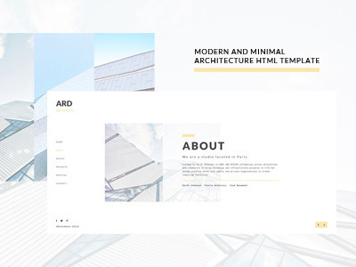 ARD - Architect | Builder Minimal WordPress Theme architect building construction design designers minimal modern onepage parallax responsive seo