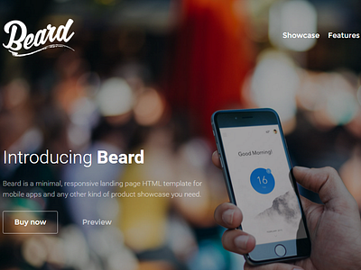 Beard - WordPress Onepage Theme agency app business clean corporate landpaging marketing minimal startup visual composer