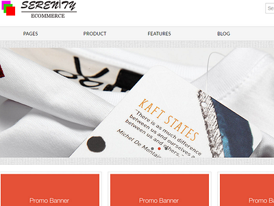 Serenity - Responsive eCommerce Template boostrap commerce css3 decoration fashion images logo responsive