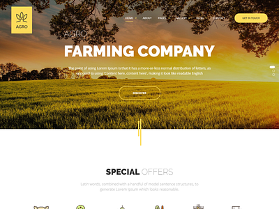 Agro - Agriculture & Organic Food WordPress Theme agriculture bio eco eco farm farm farmer farming fruits grocery healthy food organic farm organic food recipes vegetables