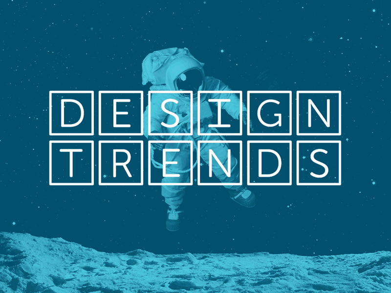 2017 Design Trends colorful course design trends duotone education email course trends