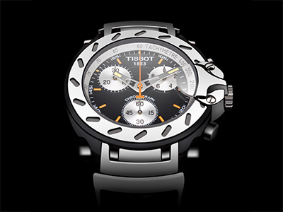 Tissot Watch 3d watch