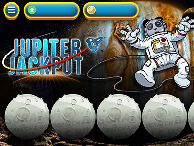 Jupiter Jackpot game jackpot jupiter moon panda planet scratch space vegas