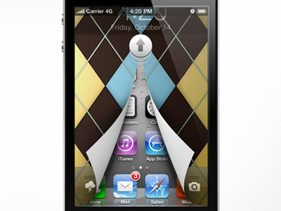Unlockscreen iphone ui