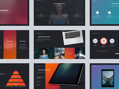 Gravidient - Multipurpose & Colored Presentation Template