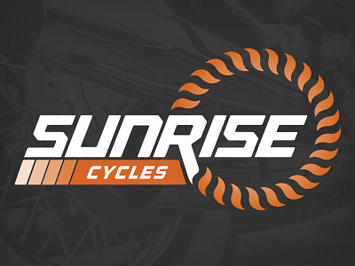 Rebrand - Sunrise Cycles auto bike brand cycles identity logo motorcycle shop sun sunrise