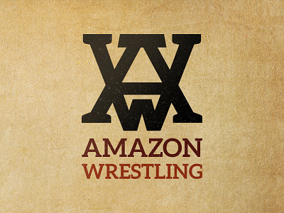 Amazon Wrestling amazon brand brazil concept design logo logotype retro wrestling