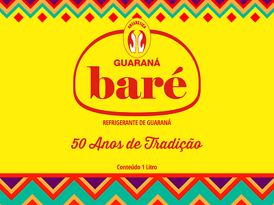 Campanha Baré 1Litro Retornável baré brand design manaus package projeto refrigerante