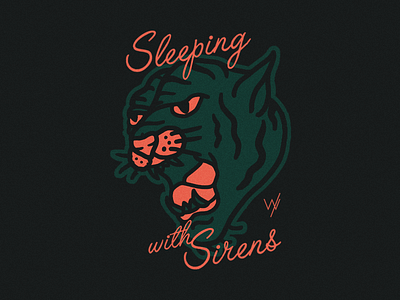 Sleeping with Sirens Wild & Free illustration sleeping with sirens tattoo flash