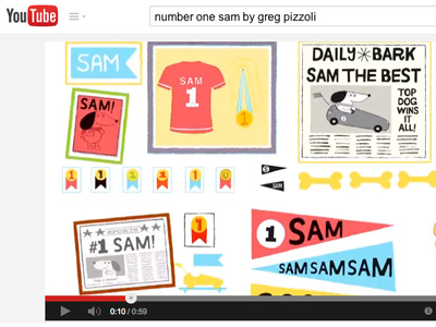 Number One Sam Book Trailer books childrens books disney pizzoli