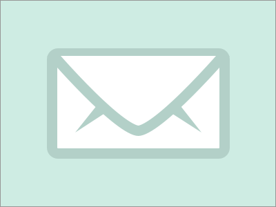 Email Icon! awesome email flat icon minimal rad rebound