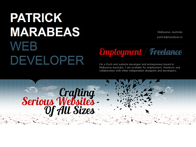 marabeas.io desktop site design web web design