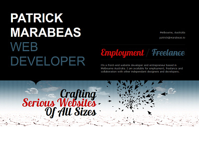 marabeas.io desktop site design