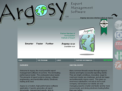 Argosy v1 web web design