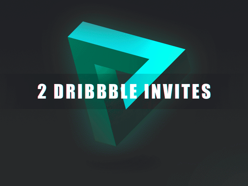 2 Dribbble Invites draft dribbble invitation invite invites tomhands