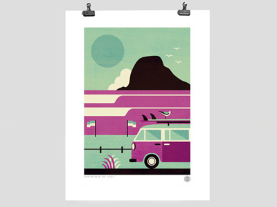 Swim between the flags print