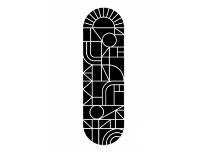 Skateboard artwork art print skateboarding vector