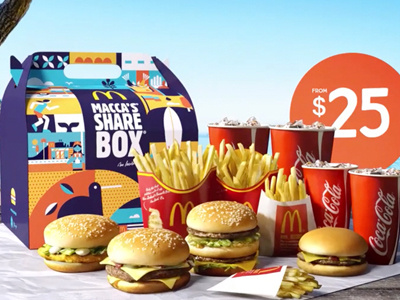 McDonalds share box illustration illustration mcdonalds vector