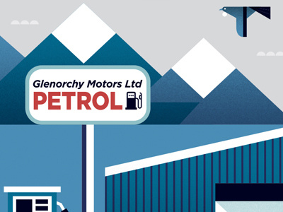 Glenorchy Motors art print