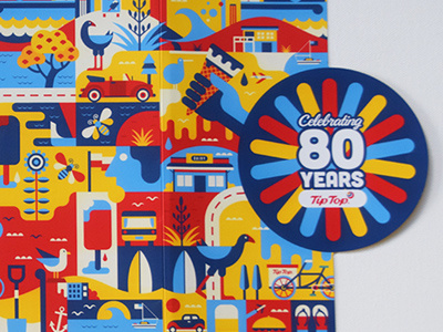 Tiptop 80 year packaging