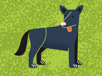 Dog study animal dog illustration vector