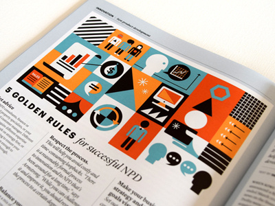 Idealog Magazine illustration icons illustration vector