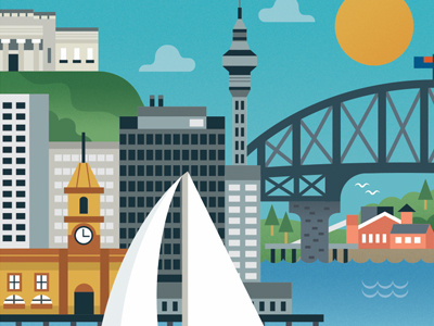 Auckland art print