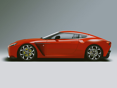 Vector Art - Aston Martin Zagato