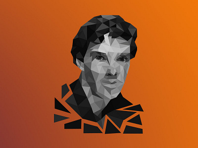 Benedict Cumberbatch benedict cumberbatch flash polygon vector