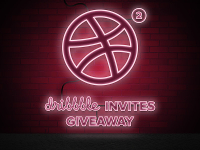 Dribbble Giveaway - 2 Invites