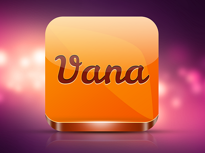 Vana iOS app icon #3 apple design icon ios iphone music player