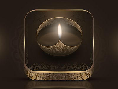 Diwali iOS app icon apple design diwali icon ios iphone lamp light
