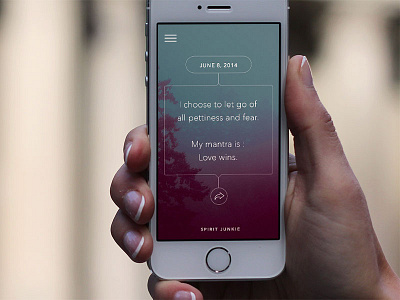 Spirit Junkie App Concept
