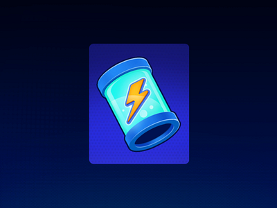 Energy game icon motion powerup