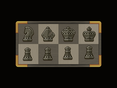 Chess Pieces board chess chess pieces games icon ui