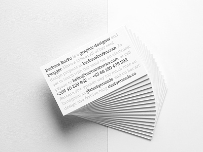 My new business card business card card design cards clever minimal typeface