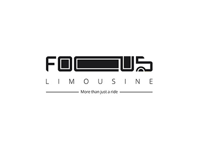 Focus Limousine branding limousine logo