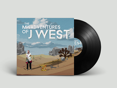 J West - Album Cover Illustration