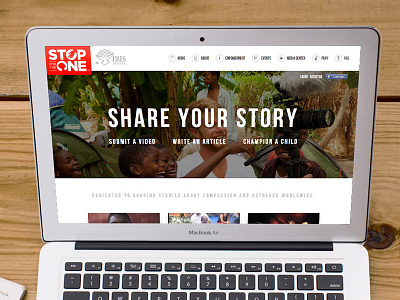 Stop For The One clean ministry responsive web design