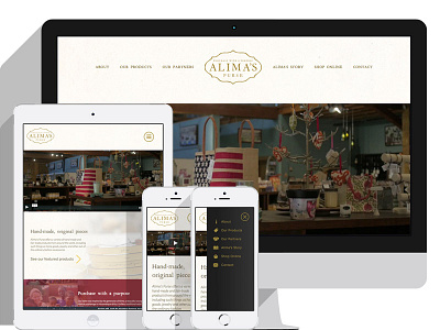 Alimas Purse responsive small business store web
