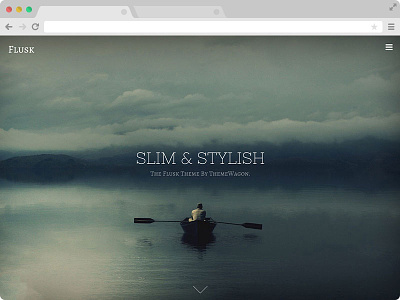 Flusk - FREE Responsive One Page Website Template bootstrap html5 one page responsive