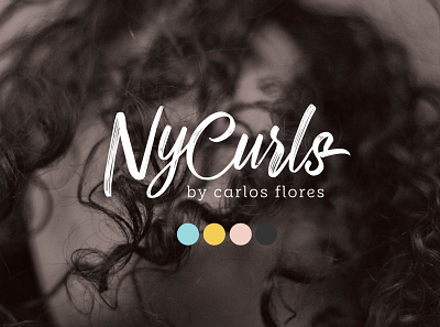 NYC Curls branding concepts graphic design package design web design