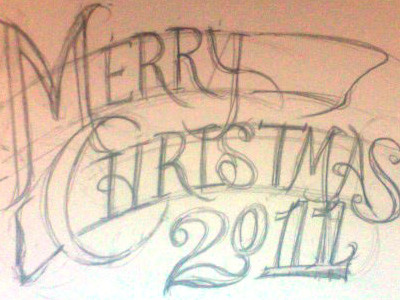 Merry Christmas christmas seasonal typography