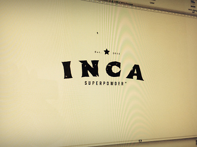 Inca brand distressing inca logo vintage