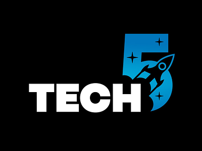 TNW • Tech5 award logo design rocket tech tech5 tnw