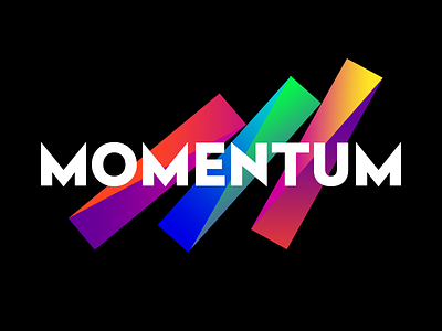 Momentum conference design logo momentum movement new next the web york